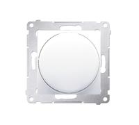 54 White Module Push-Rotary Dimmer 20-500W Screw Terminals 230V