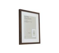 54 x 44cm Darkwood Effect Single Aperture Mount Picture Photo Frame