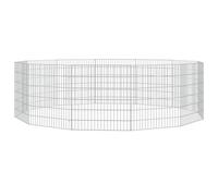 Vidaxl Free Range Animal Enclosure 12-Panel 54X60 Cm Galvanised Iron