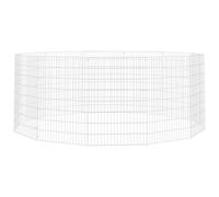 (54 x 80 cm/12) vidaXL Free Range Animal Enclosure Rabbit Cage Animal Cage Galvanised Iron