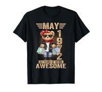 54 Year Old May 1972 Teddy Bear 54th Birthday Women T-Shirt