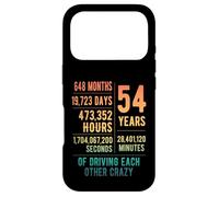 54 Years Married Funny 54th Wedding Anniversary Case for iPhone 17 Pro