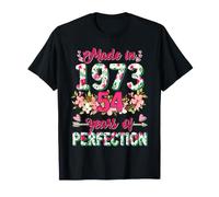 54 Years Old Gifts Women 54th Birthday Made in 1973 T-Shirt