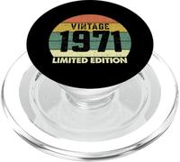 54 Years Old Vintage 1971 Retro Men and Women 54th Birthday PopSockets PopGrip for MagSafe