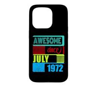 54 Years Old Vintage 1972 Born July Fantastic Since Case for iPhone 15 Pro