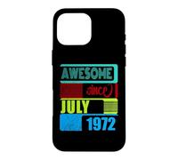 54 Years Old Vintage 1972 Born July Fantastic Since Case for iPhone 16 Pro Max