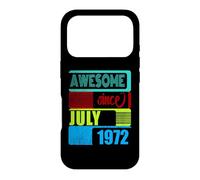 54 Years Old Vintage 1972 Born July Fantastic Since Case for iPhone 17 Pro