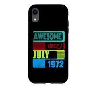 54 Years Old Vintage 1972 Born July Fantastic Since Case for iPhone XR