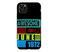 54 Years Old Vintage 1972 Born June Fantastic Since Case for iPhone 11 Pro Max