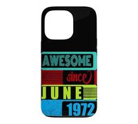 54 Years Old Vintage 1972 Born June Fantastic Since Case for iPhone 13 Pro