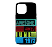 54 Years Old Vintage 1972 Born June Fantastic Since Case for iPhone 13 Pro Max