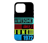 54 Years Old Vintage 1972 Born June Fantastic Since Case for iPhone 16 Pro
