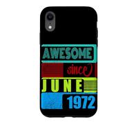54 Years Old Vintage 1972 Born June Fantastic Since Case for iPhone XR