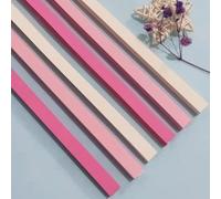 540 Sheets Lucky Star Origami Paper Strips, 27 Assortment Colors DIY 5-Pointed Star Craft Kit,Lucky Star Craft for Valentine's Day Christmas Expressing Blessings,(9.44"x0.39") (Style F)