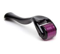 540 Titanium Microneedle Derma Roller Beard Microneedling Roller for Face Facial Wrinkles Hair Loss Stretch Marks Hair Regrowth Micro Needles with Case (1mm)