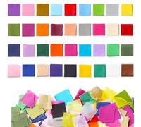 5400 Pcs 1 Inch Tissue Paper Squares, 36 Assorted Colored Tissue Paper for Crafts, Multicolor Tissue Paper Bulk for Art Project, Scrapbooking, Scrunch Art, Party Festival Tissue