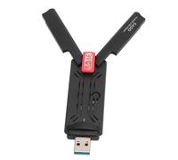 5400Mbps USB WiFi Adapter for Desktop PC, Tri Band 2.4G 5G 6G Laptop WiFi Dongle, USB 3.0 Wireless Network Adapter for Desktop Laptop PC