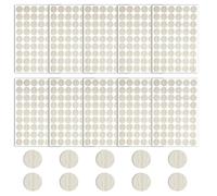 540pcs Screw Hole Stickers, Waterproof 21mm Wood Texture Screw Hole Covers Caps to Beautify Grey Oak Wooden Furniture, White Light to Dark Grey Black, 10Colors (PC223)