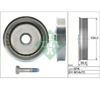 INA 544 0112 20 Belt Pulley Set, crankshaft