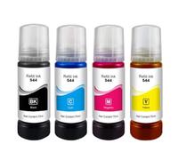 544 DYE INK T544 Color Compatible Bottle Water Based Refill Tinta For Printer Supplies Compatible With L3210 L3110 L3150 L3250(4pcs)