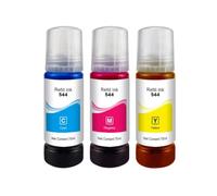 544 DYE INK T544 Color Compatible Bottle Water Based Refill Tinta For Printer Supplies Compatible With L3210 L3110 L3150 L3250(3pcs color)