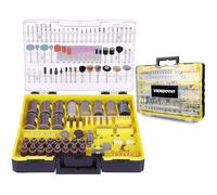544-Piece Rotary Tool Accessories Kit, Universal Rotary Tool Bits for Easy Drilling, Cutting, Grinding, Sanding, Sharpening, Carving and Polishing, with Carrying Case