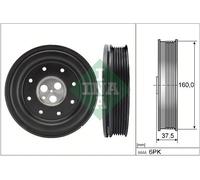 544013410 BELT PULLEY, CRANKSHAFT FITS FORD MONDEO MK III SALOON 2.0 16V DI /
