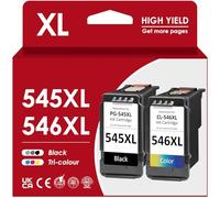 545 546 Ink Cartridges, PG-545XL CL-546XL Compatible with Original Canon 545 546 Ink Cartridges Multipack for Pixma TS3400 TS3100 TS3150 TS3300 TS3350 TS3450 TR4500 TR4551 MG2500 MG2550s MX495