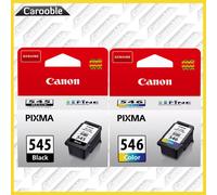545 Black / 546 Colour Ink Cartridges - For Canon TS3350 / TS3150