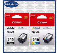 545 Black / 546 Colour Ink Cartridges - For Canon TS3350 / TS3150