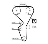 5458XS TIMING BELT GATES