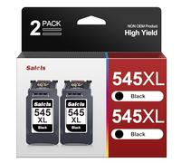 545XL Ink Cartridges Black Replacement for Canon 545 Black Ink Cartridges XL PG545XL PG-545XL PG545 PG-545 XL for Canon Pixma TS3150 MG3050 TR4550 TS3350 MG2950 TR4551 TS3355 Packing May Vary