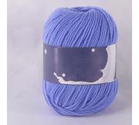 54Colors can Choose- 1 Roll 50g/roll 3Ply Crochet Knitting Milk Cotton Yarn for DIY Crafts Handmade Project (Sky Blue)