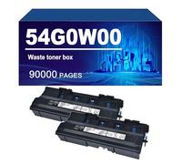 54G0W00 Waste Toner Box Compatible For Lexmark CS923de CX920de CX921de CX922de CX923dxe CX924dte CX924dxe MX910de MX911dte MX912dxe Printer,Black-2 Pack