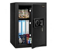 54L Large Digital Safe Box with Keypad + Key Lock & LED Light