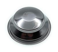 54mm 1 Cup Dual Wall Coffee Filter Basket - Pressurized Stainless Steel, Metal Portafilter Container - Reusable, Washable - Compatible with Breville Espresso Machines - 7/10g (Dual Wall - 1 Cup)