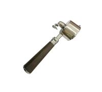 54MM 304 Stainless Steel Coffee Portafilter，Compatible for Breville Sage 870/875/878/880 Naked/Double Spout Handle Barista Accesorry(Black Spout Filter)