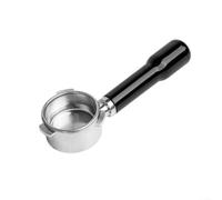 54MM 3Ear Bottomless Portafilter Filter Basket CoffeeMachine Handle for Breville(Black)