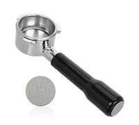 54mm Bottomless Portafilter, 3 Ears Espresso Portafilter with Detachable Filter Basket & Plastic Handle Stainless Steel Replacement Part Compatible with Breville 8 Series Espresso Machines