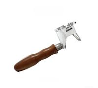 54mm Bottomless Portafilter with Wood Handle for Espresso Machines - 3-Ear Stainless Steel Filter Holder Arm Compatible with NJ Models