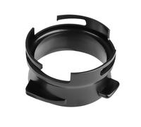 54mm Coffee Dosing Funnel,Dosing Ring with Magnetic Aluminum Portafilter Funnel Espresso Coffee Accessrioes for Sage Delonghi Breville Portafilter Black Hand Free
