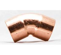 54mm End Feed Copper Obtuse Elbow Bend 45 Degree