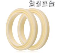54mm Silicone Steam Ring, 2PCS Replacement Gasket Espresso Machine Accessories Sage 870 878 860 840 810 500 450