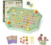 54PC Animal Flip Chess Memory Chess Game,2025 Fruit FlipChess Board Game,DIY Flip Match Board Games,Memory Checkerboard Over Card Board, Double Cartoon Pattern Matching Memories Games for Kids/Adults