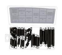 54pc Compression Spring Extension Tension Springs Coil Black Finish With Hoops