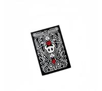 54pcs Hollow Knight Black and White Card Table Poker Card Game (BLACK)