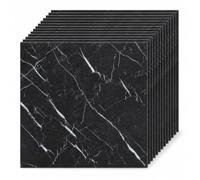 54PCS Self Adhesive Floor Planks, Peel and Stick Vinyl Flooring Square Tiles Cover 5.02m², Stone Effect/Marble Look Waterproof Floor Stickers Kitchen, Living Room, Easy DIY