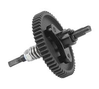 54T Spur Gear Complete Slipper Clutch Aluminum Steel Differential Slipper Clutch Assembly for Slash 1/10 RC Cars (Black)