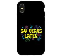 54th Birthday 54 Years Later 54 Years Old Bday Case for iPhone X/XS
