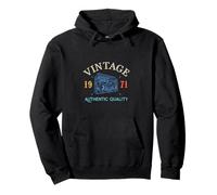 54th Birthday Born 1971 Women 54 Years old Men 54 Birthday Pullover Hoodie